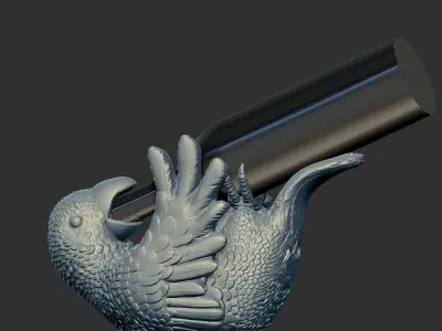 Wine holder Parrot 3D print model