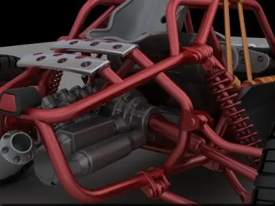 PUBG buggy 3D Printable model 3D print model