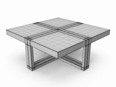 Table plastic free Free 3D model