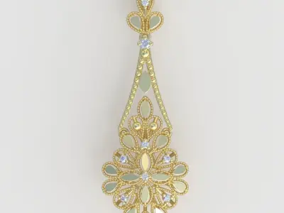 Exclusive Pendant model 3D 0180 printable model-12 3D print model