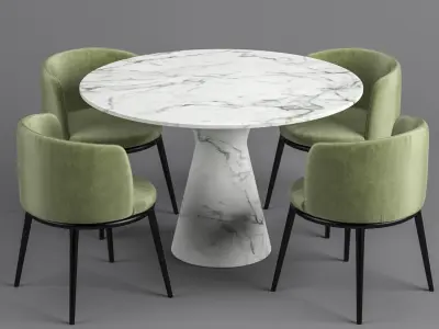 Eichholtz Dining table Turner and Filmore 3D model