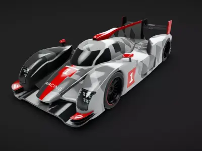 Race Car Low-poly 3D model purchase