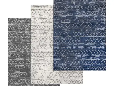 Rug Set 1319 3D model