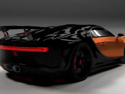 Andrew Tate Buggati 3D model