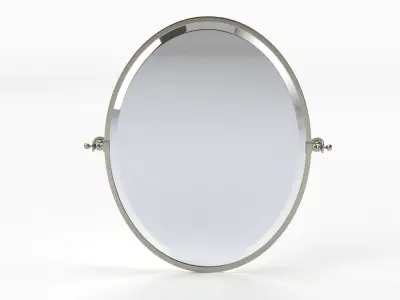 Hawthorn Hill Oval Mirror HH-Mirroroval-A 3D model