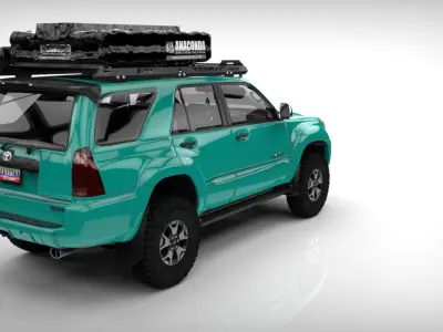 TOYOTA 4RUNNER 2008 4X4 SR5  3D model