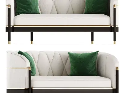 Bucharest Sofa 3d model Low-poly 3D model