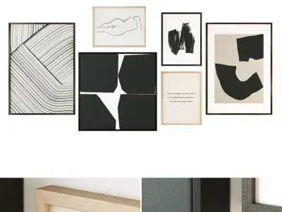 Gallery Wall 123 3D model