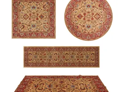 Rugs No 496 Low-poly 3D model