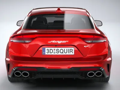 Kia Stinger GT 2022 3D model