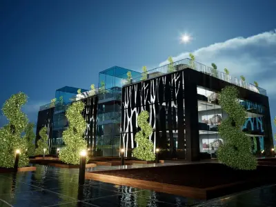 Office Building 3D model