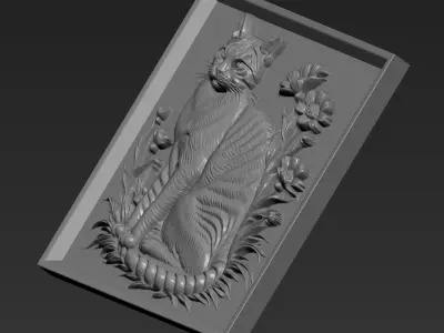 Cat A19 3D print model