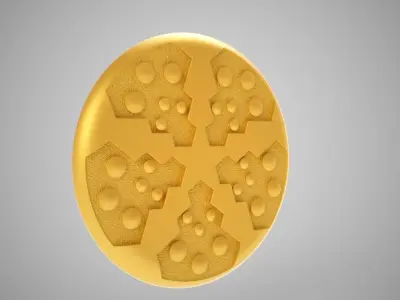 Wooden Door Ornament 2 3D print model