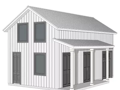 Barndominium House 17 -Archimple LLC 3D model