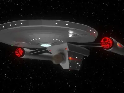 Detroyat-Class Destroyer TOS era Free 3D model