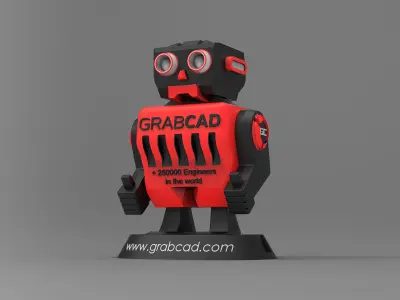 Grabby the Bot Free 3D model