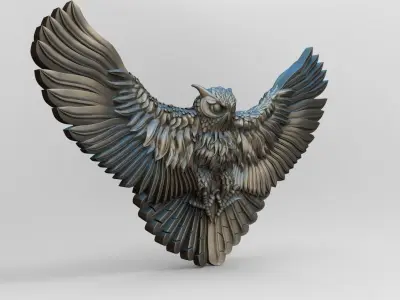 The Owl 3D print model