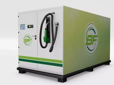 Portable Fuel Dispenser Low-poly 3D model
