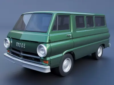 Dodge A100 3D print model