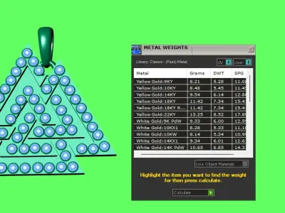 TRIANGLE RUBY PENDANT 3D PRITABLE MODEL  3D print model