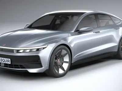 Generic Sedan 4door EV v3 2022 3D model