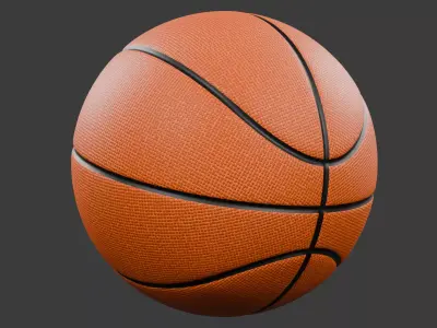Basketball Low-poly 3D model purchase