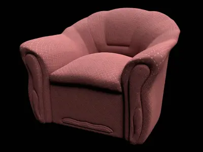 Cushion chair 3D model