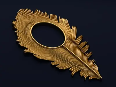 Classic decor ornament v-3D model21 3D print model