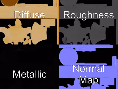 Ivory Chess Knight model pack Low-poly 3D model