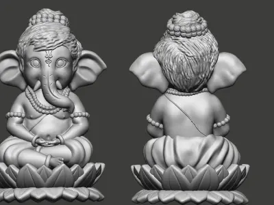 Lord Ganesh Ji 3D print model