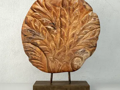 Piece of Wood With a Base by ZARA HOME 3D model