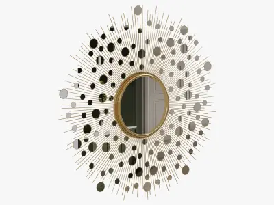 Kiara Rain Drops Mirror by safavieh 3D model