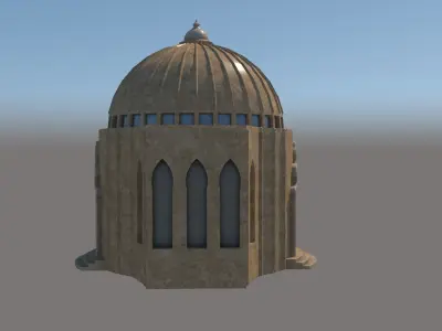 Dome Arab Low-poly 3D model