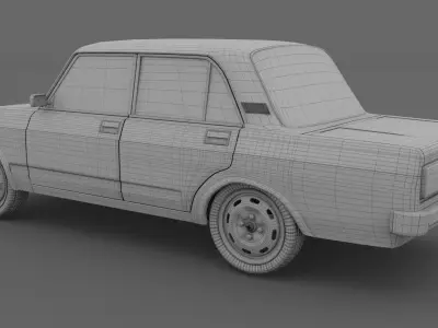 Lada Nova Riva HDRI 3D model