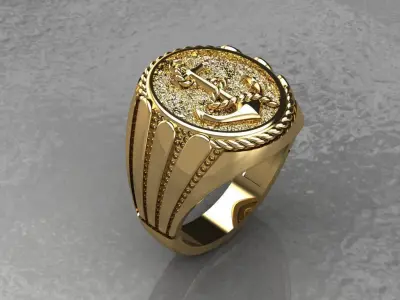 Ring Anchor 3D print model