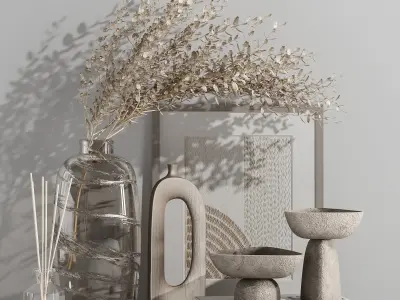 Decorative set08 3D model