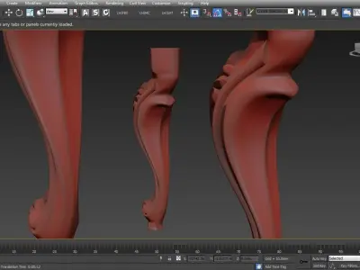 Furniture Legs Tables Chairs CNC Wood 1003 3D print model