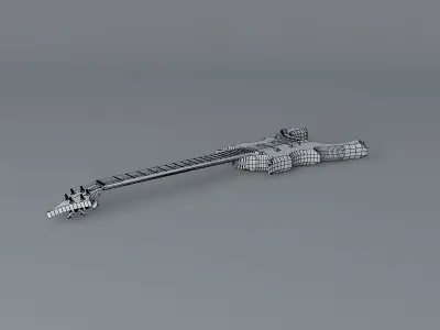 Mach 7 guitar Free 3D model