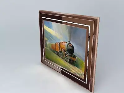 Painting RED ROSE Free 3D model