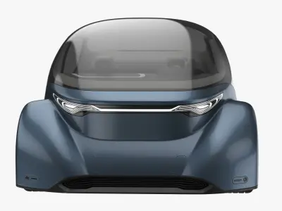 Self-Driving Car Concept 3D model