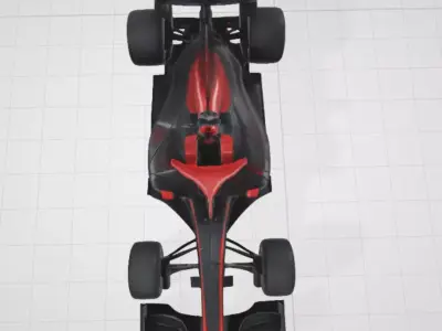3d  f1 model Low-poly 3D model