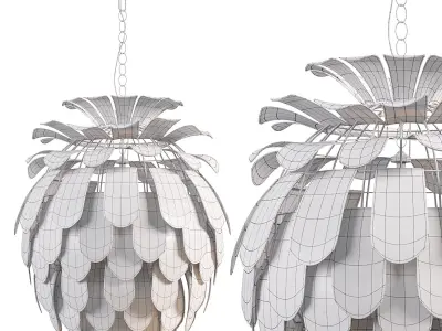 Cynara Grande Chandelier  3D model