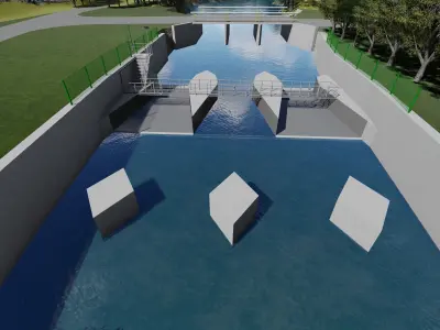 PARSHALL FLUME 3D model