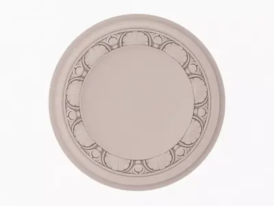 Classic Ceiling Medallion 57 3D model