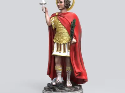 Saint Expeditus 3D print model