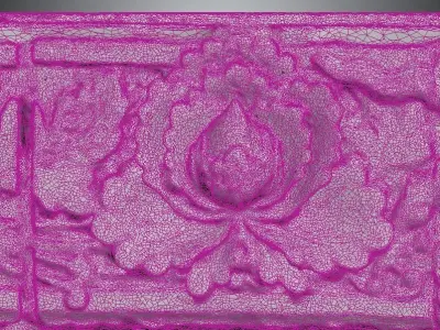 Sculpture relief 3D model