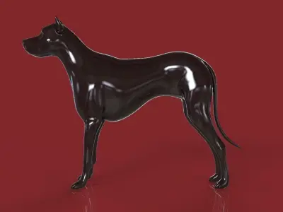 Dog For IVO ALBERTI Free 3D model