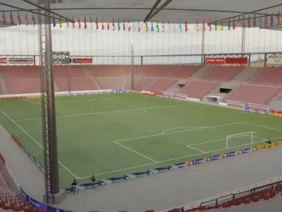 Medium sized stadium Low-poly 3D model