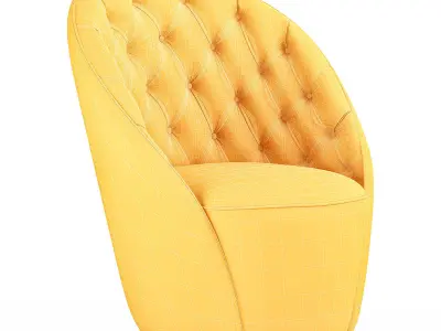 Gold Confort GIOTTO Low-poly 3D model