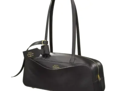 Balenciaga Carrie Bowling Bag Low-poly 3D model